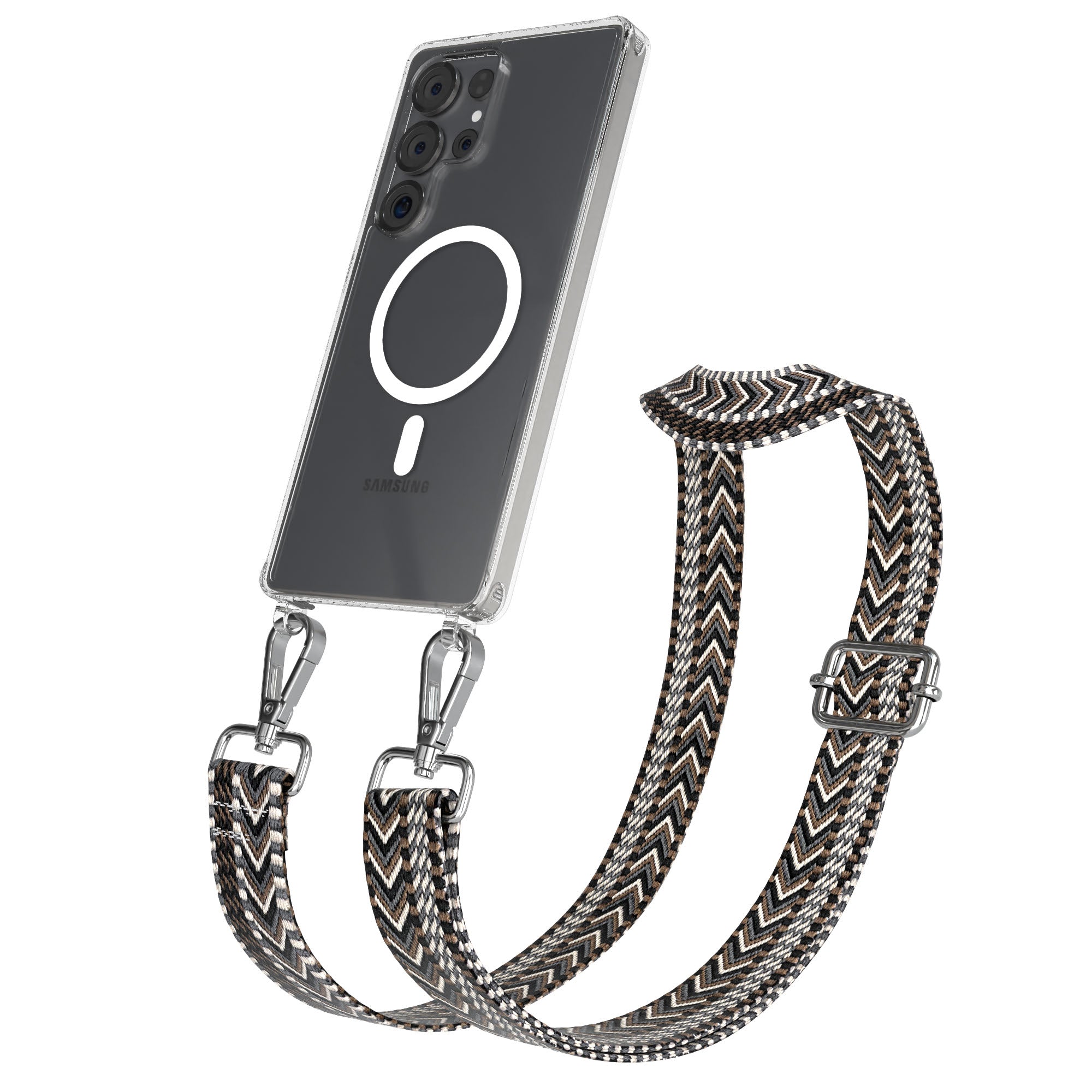 Samsung Galaxy S25 Ultra Handykette MagSafe mit verstellbarem Boho Band 