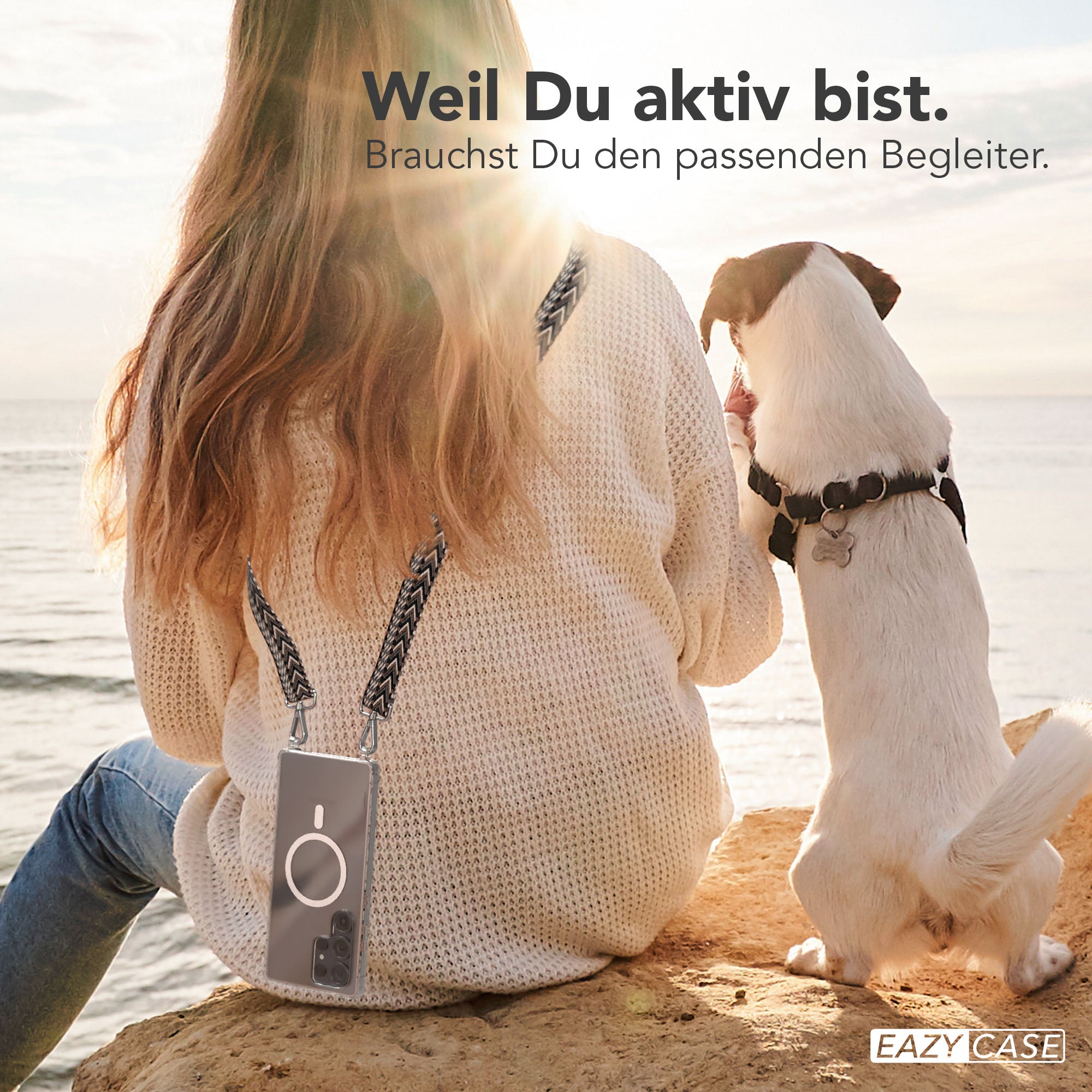 Samsung Galaxy S25 Ultra Handykette MagSafe mit verstellbarem Boho Band 