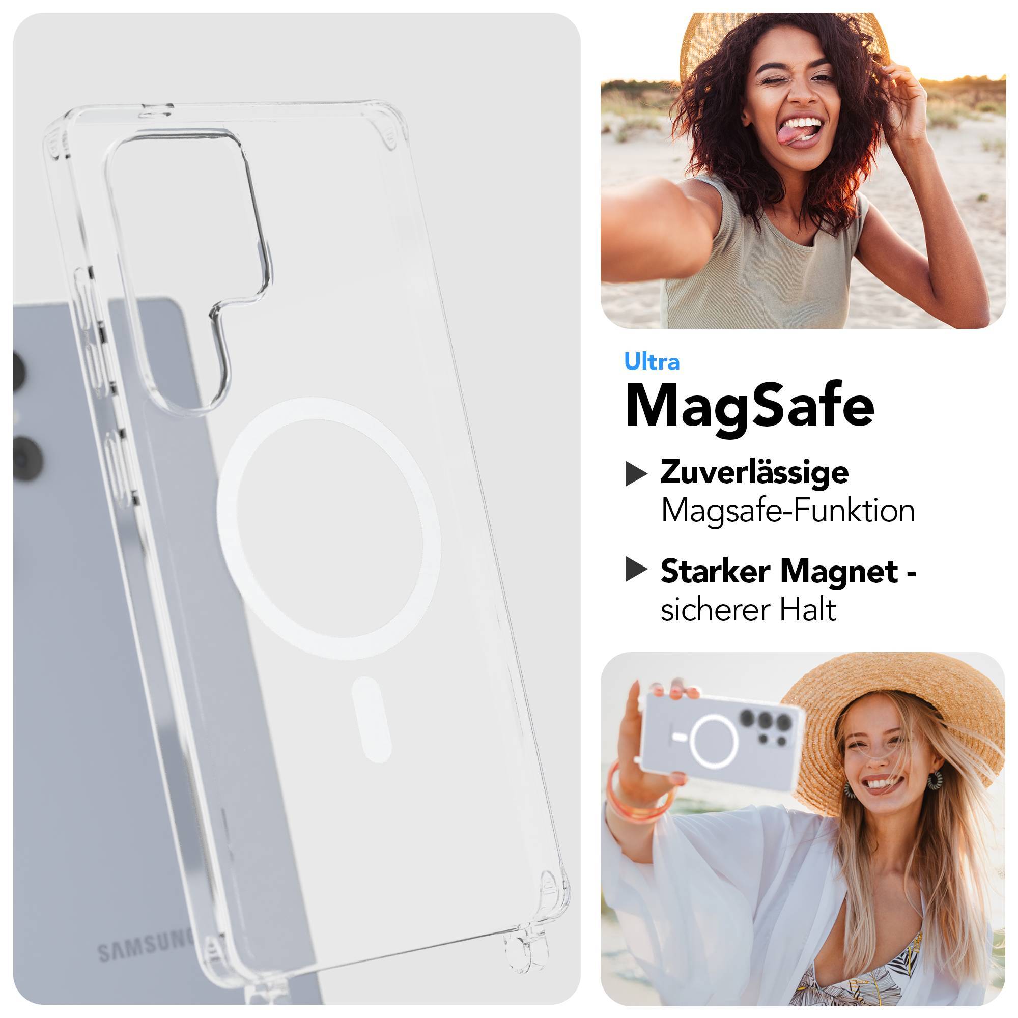 Samsung Galaxy S25 Ultra Handykette MagSafe mit verstellbarem Boho Band 