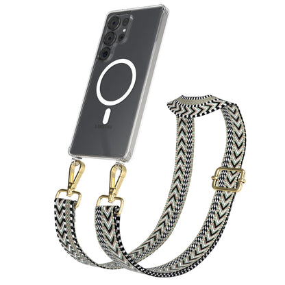 Samsung Galaxy S25 Ultra Handykette MagSafe mit verstellbarem Boho Band 
