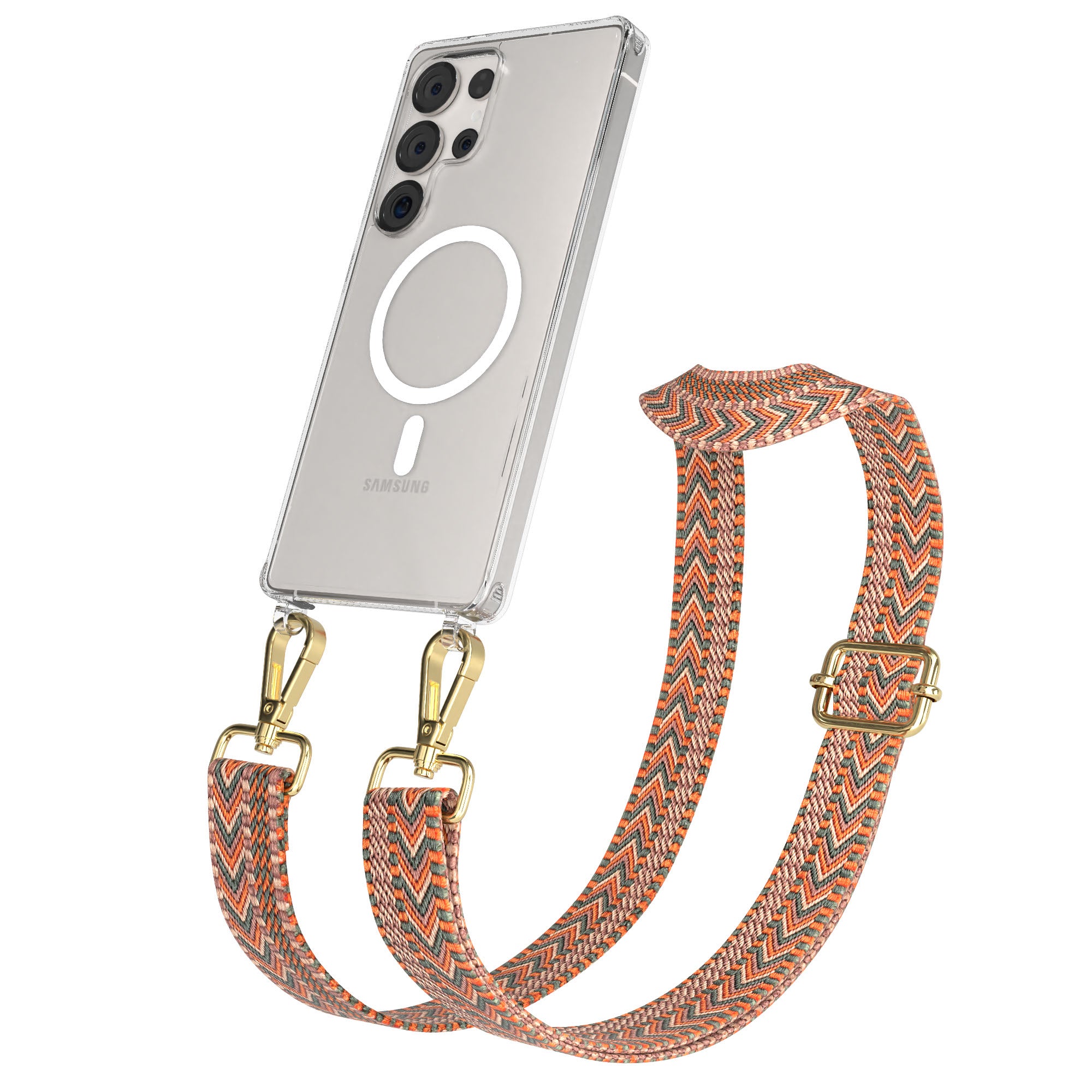 Samsung Galaxy S25 Ultra Handykette MagSafe mit verstellbarem Boho Band 