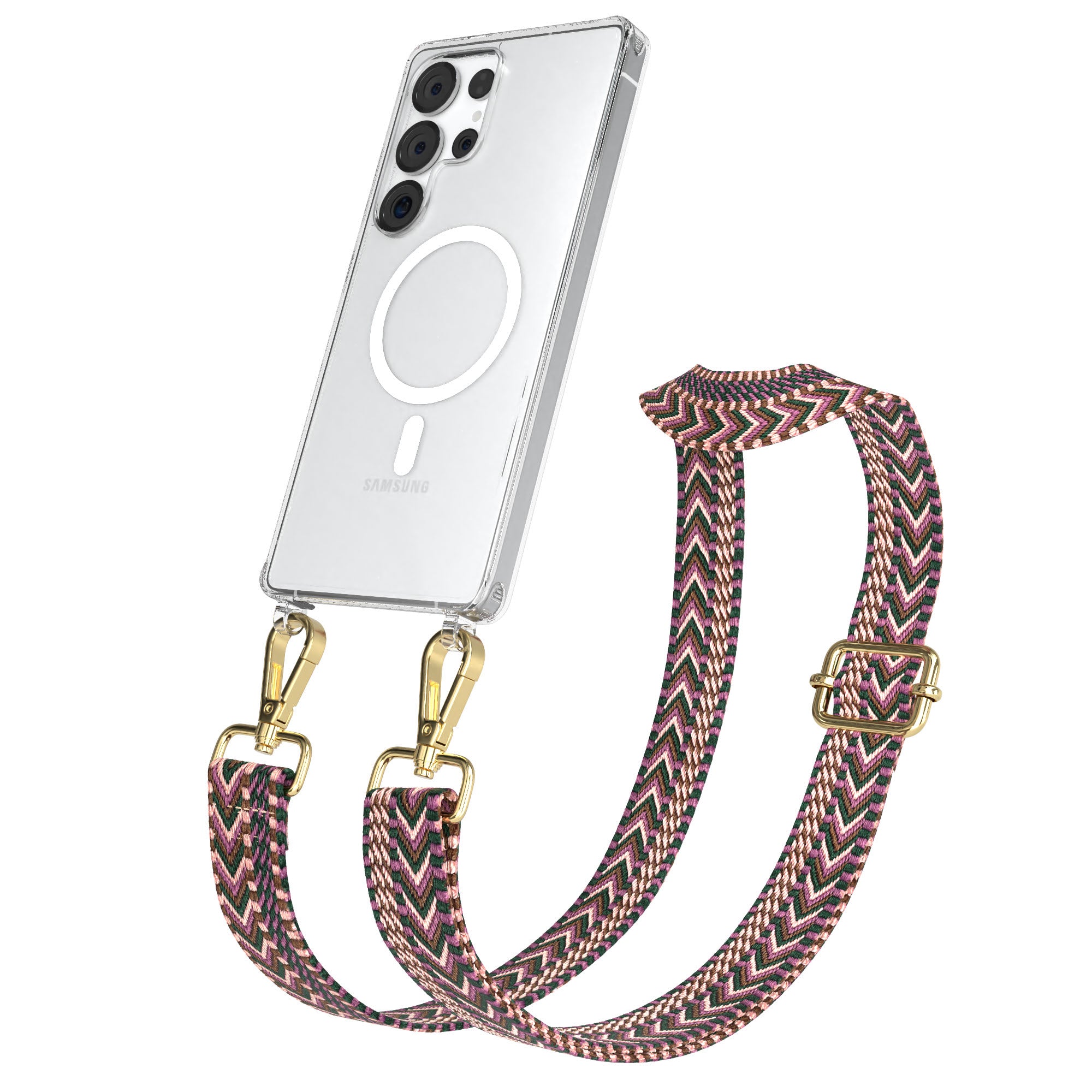Samsung Galaxy S25 Ultra Handykette MagSafe mit verstellbarem Boho Band 