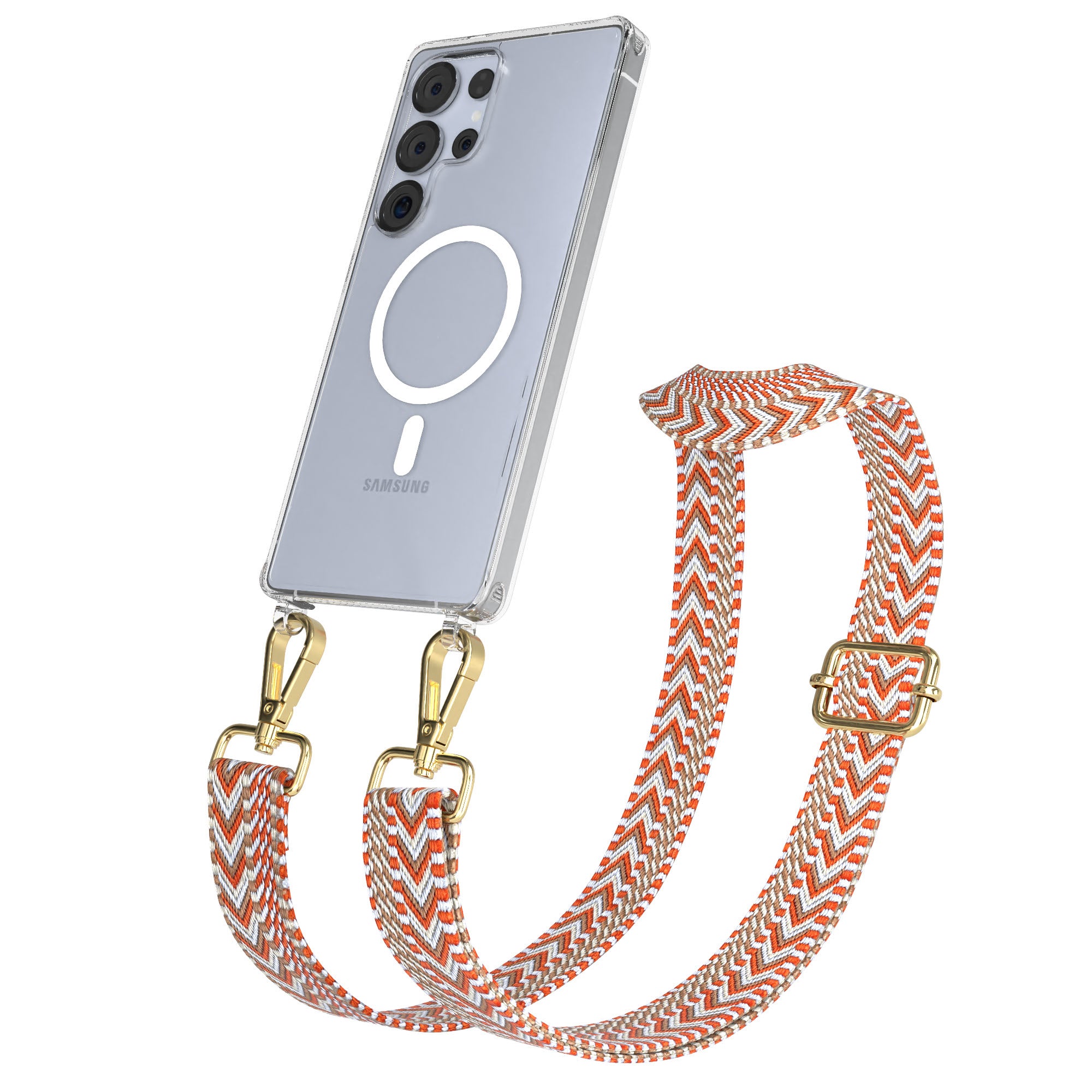 Samsung Galaxy S25 Ultra Handykette MagSafe mit verstellbarem Boho Band 