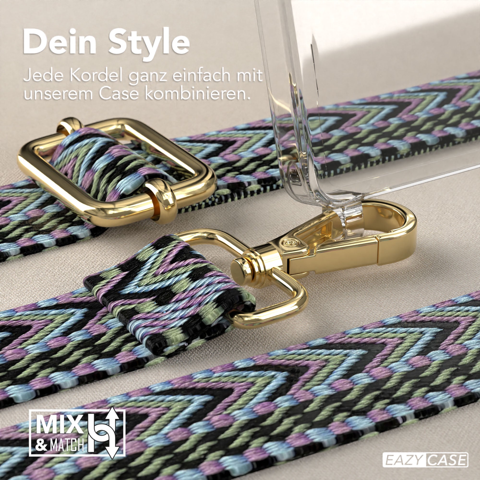 Samsung Galaxy S25 Ultra Handykette MagSafe mit verstellbarem Boho Band 