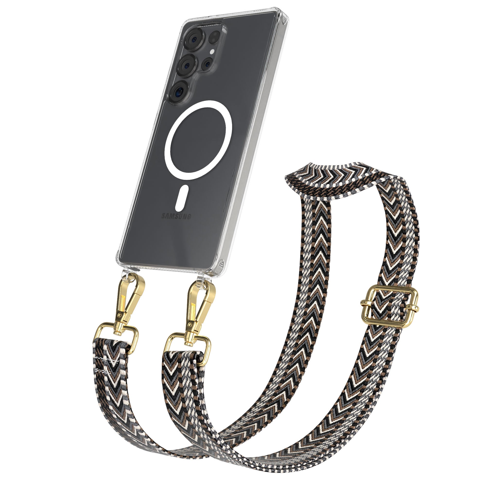 Samsung Galaxy S25 Ultra Handykette MagSafe mit verstellbarem Boho Band 