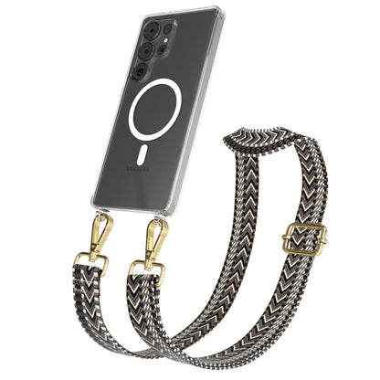Samsung Galaxy S25 Ultra Handykette MagSafe mit verstellbarem Boho Band 