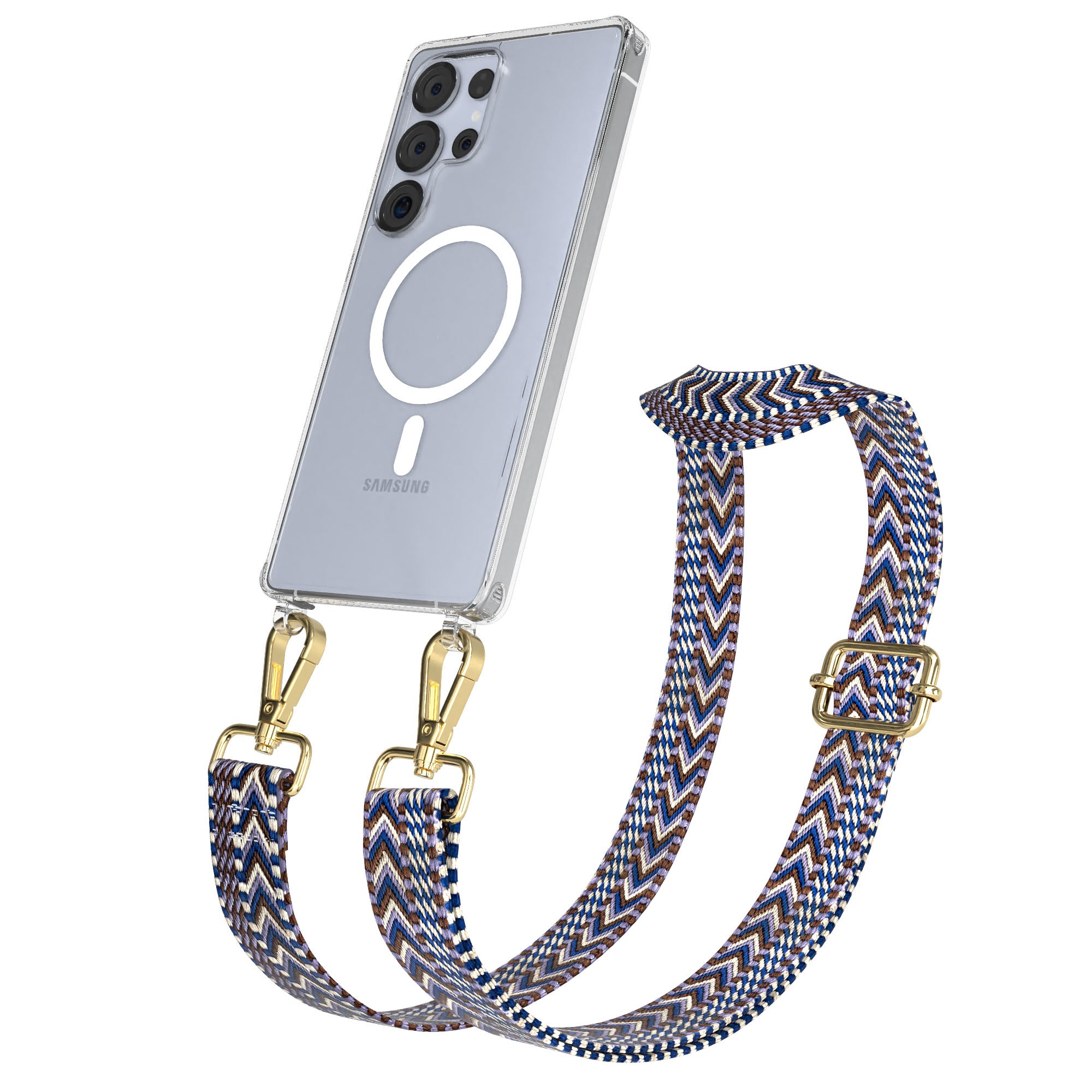 Samsung Galaxy S25 Ultra Handykette MagSafe mit verstellbarem Boho Band 
