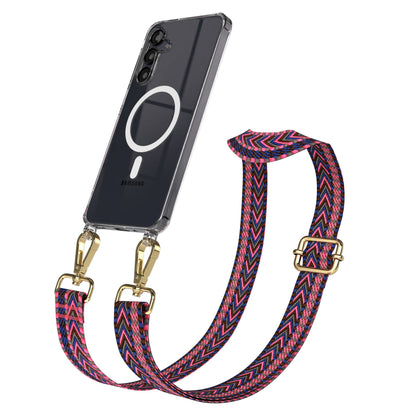 Samsung Galaxy A16 Handykette mit MagSafe und Boho Band verstellbar 