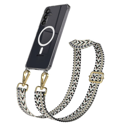 Samsung Galaxy A16 Handykette mit MagSafe und Boho Band verstellbar 