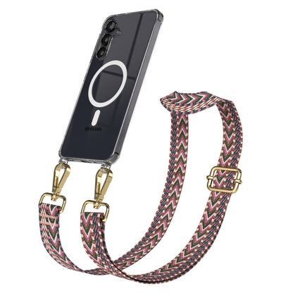 Samsung Galaxy A16 Handykette mit MagSafe und Boho Band verstellbar 