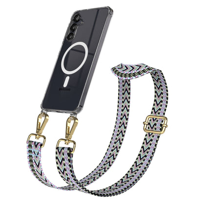 Samsung Galaxy A16 Handykette mit MagSafe und Boho Band verstellbar 