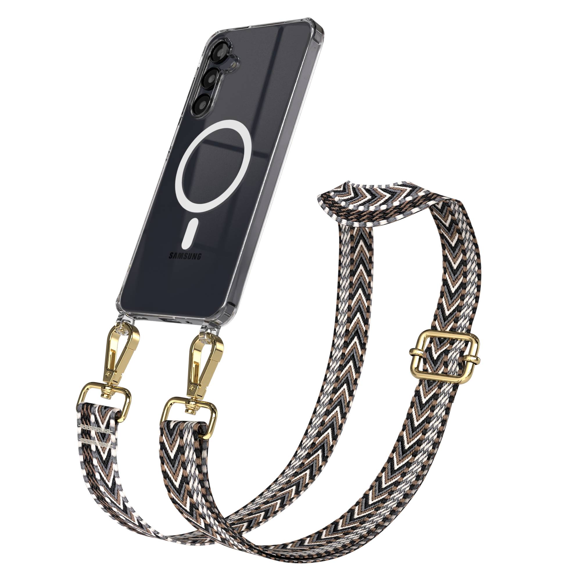 Samsung Galaxy A16 Handykette mit MagSafe und Boho Band verstellbar 