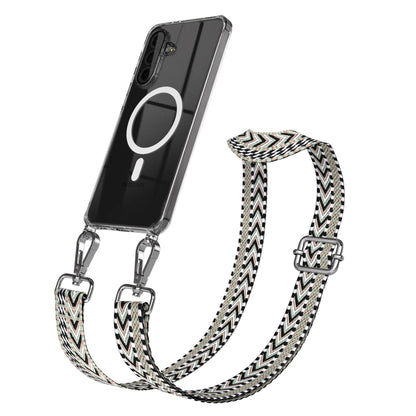 Samsung Galaxy A36 Handykette MagSafe mit Boho Band verstellbarer Trageriemen 