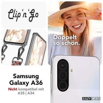 Samsung Galaxy A36 Handykette MagSafe mit Boho Band verstellbarer Trageriemen 