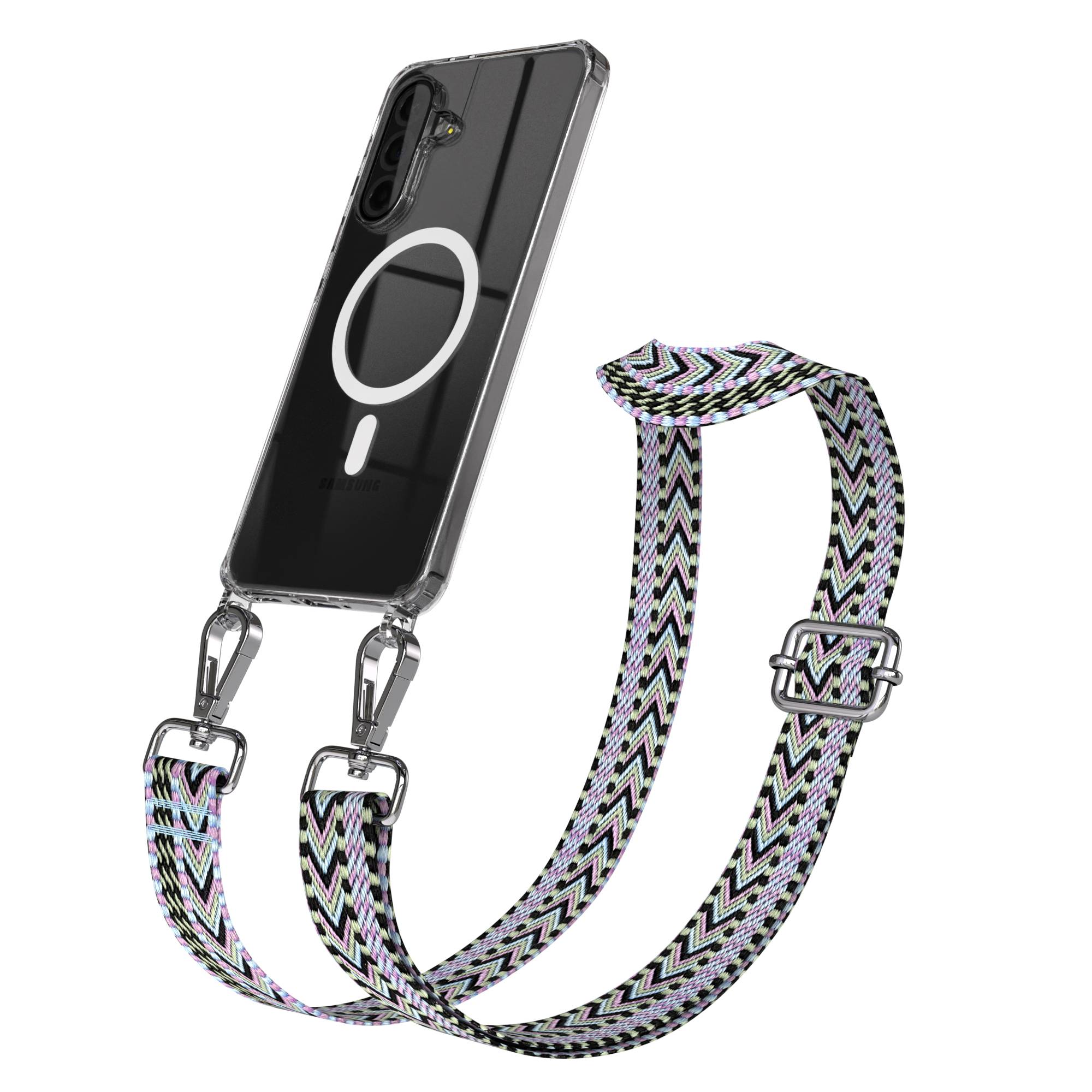 Samsung Galaxy A36 Handykette MagSafe mit Boho Band verstellbarer Trageriemen 