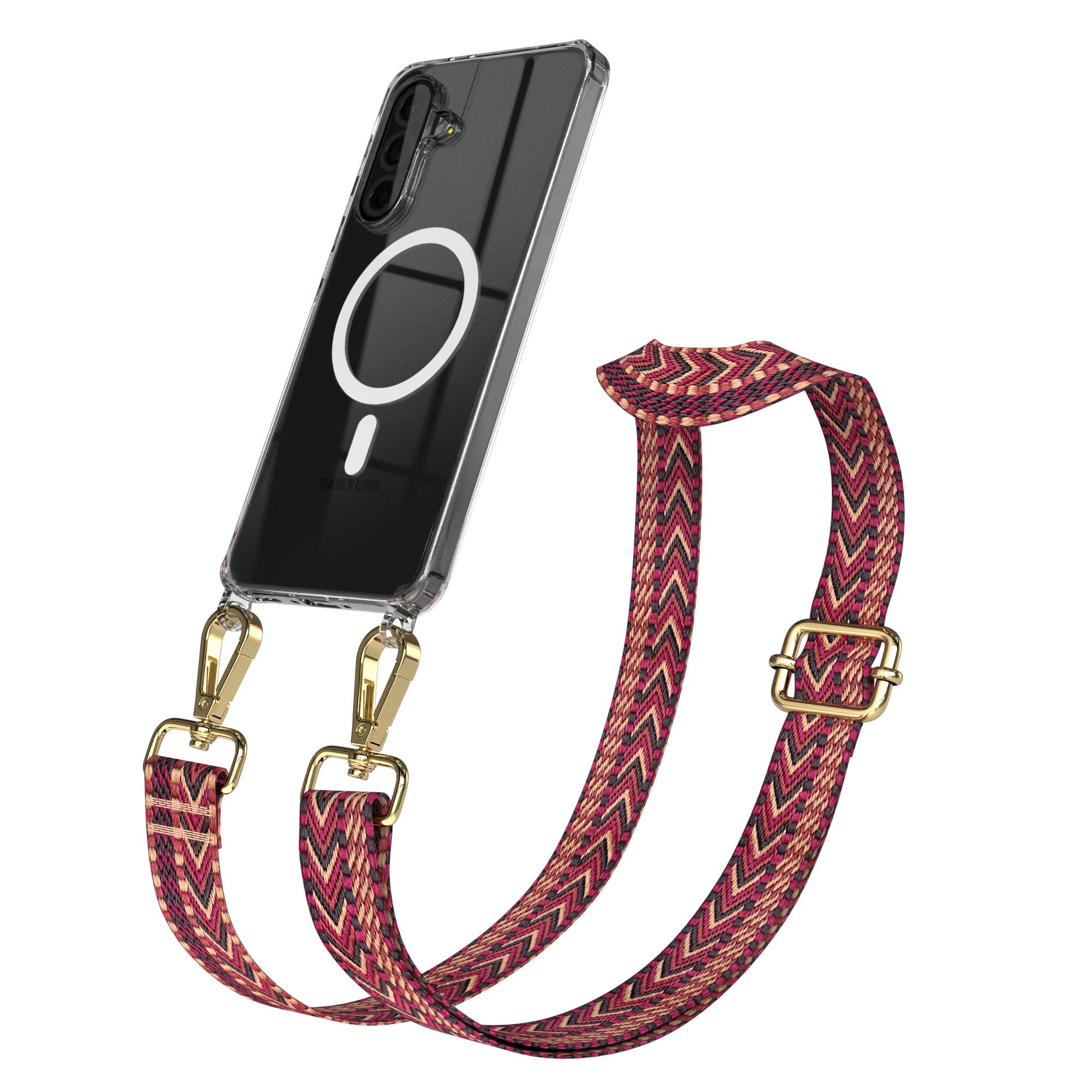 Samsung Galaxy A36 Handykette MagSafe mit Boho Band verstellbarer Trageriemen 