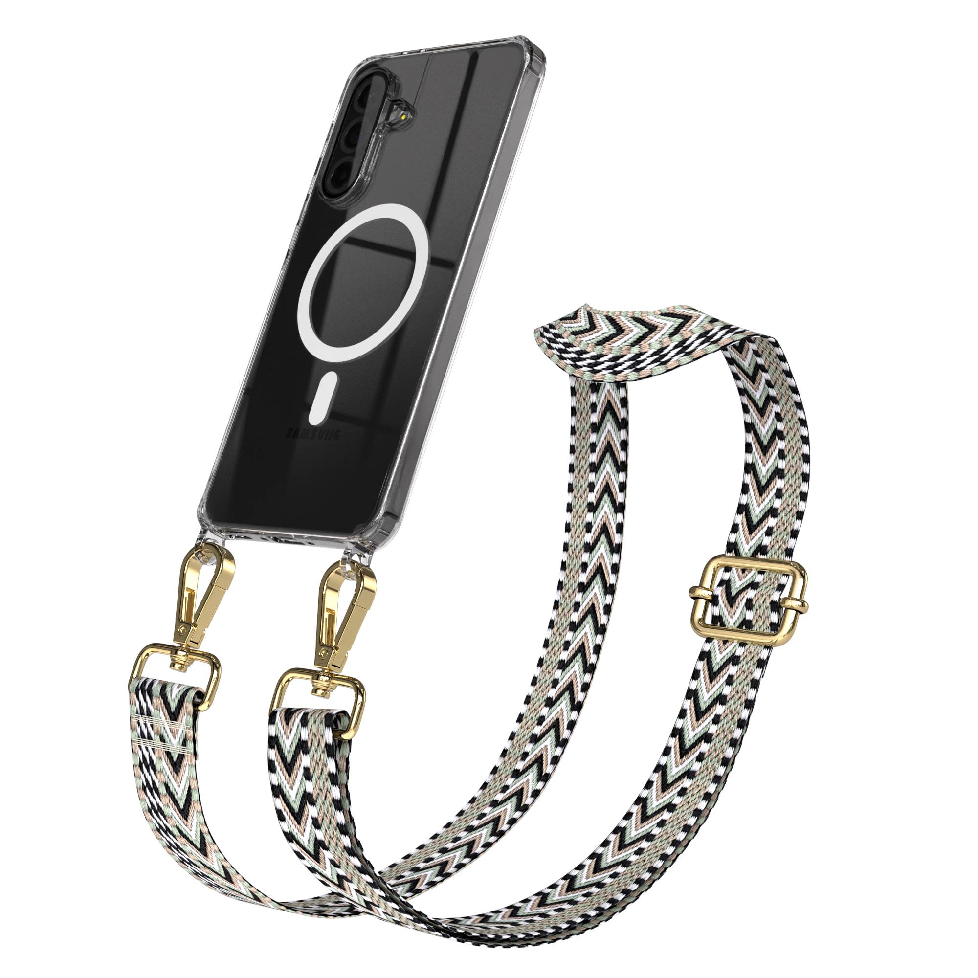 Samsung Galaxy A36 Handykette MagSafe mit Boho Band verstellbarer Trageriemen 
