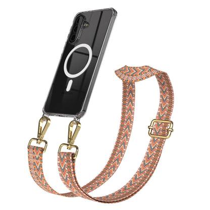 Samsung Galaxy A36 Handykette MagSafe mit Boho Band verstellbarer Trageriemen 