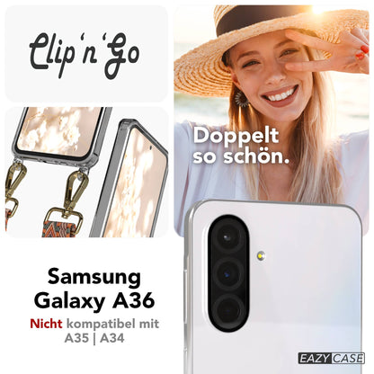 Samsung Galaxy A36 Handykette MagSafe mit Boho Band verstellbarer Trageriemen 