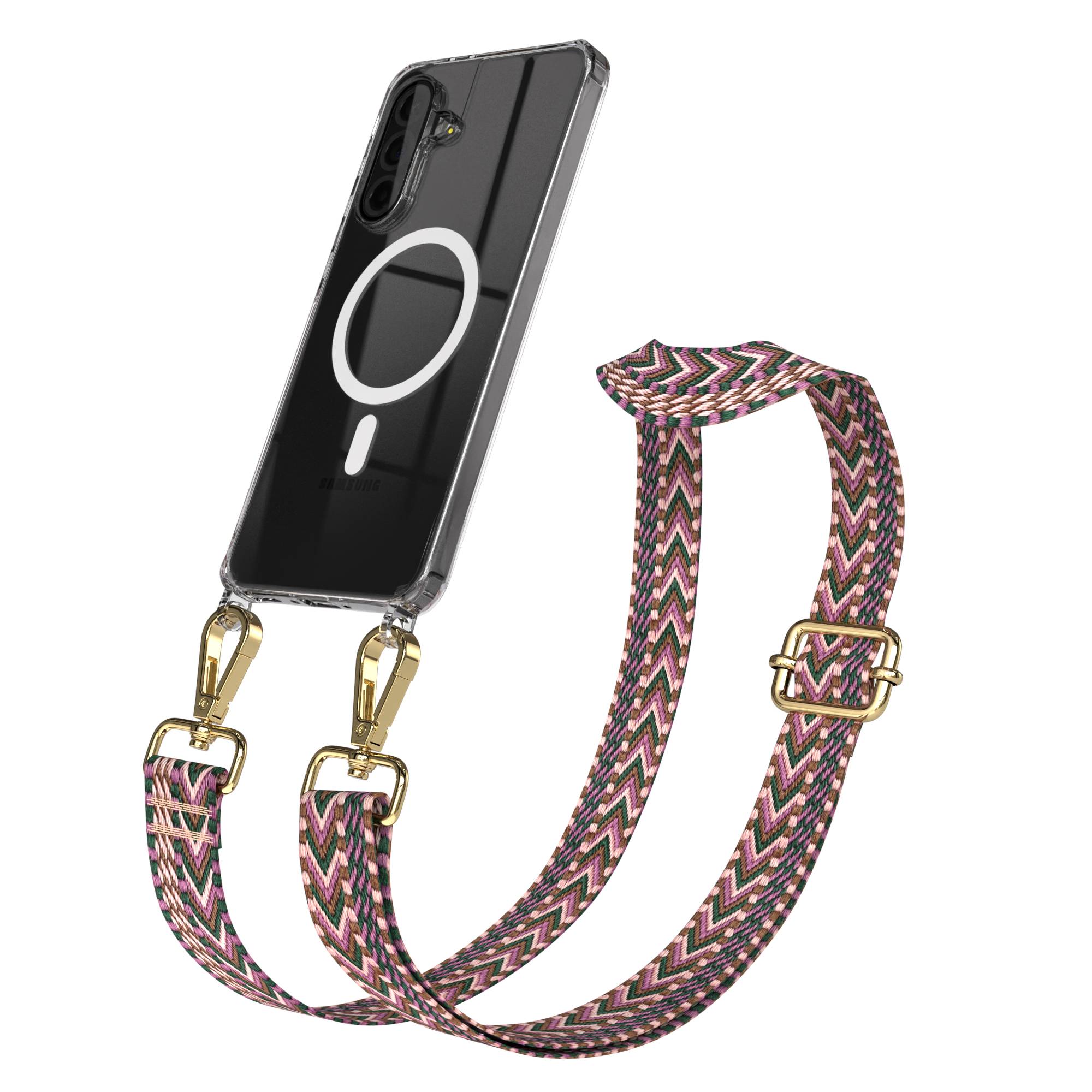Samsung Galaxy A36 Handykette MagSafe mit Boho Band verstellbarer Trageriemen 