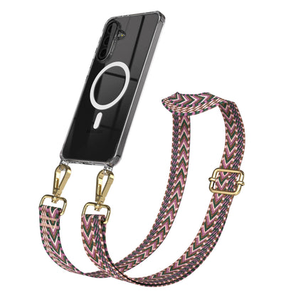 Samsung Galaxy A36 Handykette MagSafe mit Boho Band verstellbarer Trageriemen 