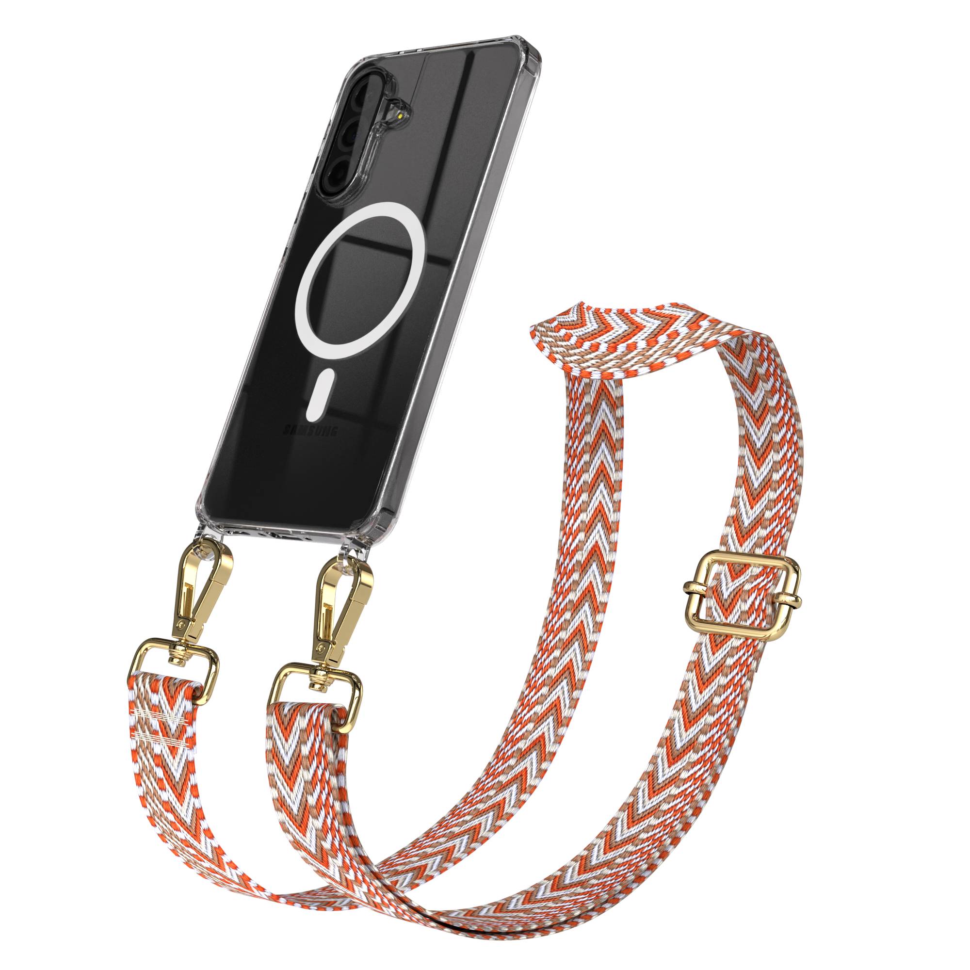 Samsung Galaxy A36 Handykette MagSafe mit Boho Band verstellbarer Trageriemen 