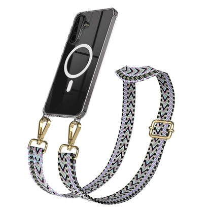 Samsung Galaxy A36 Handykette MagSafe mit Boho Band verstellbarer Trageriemen 