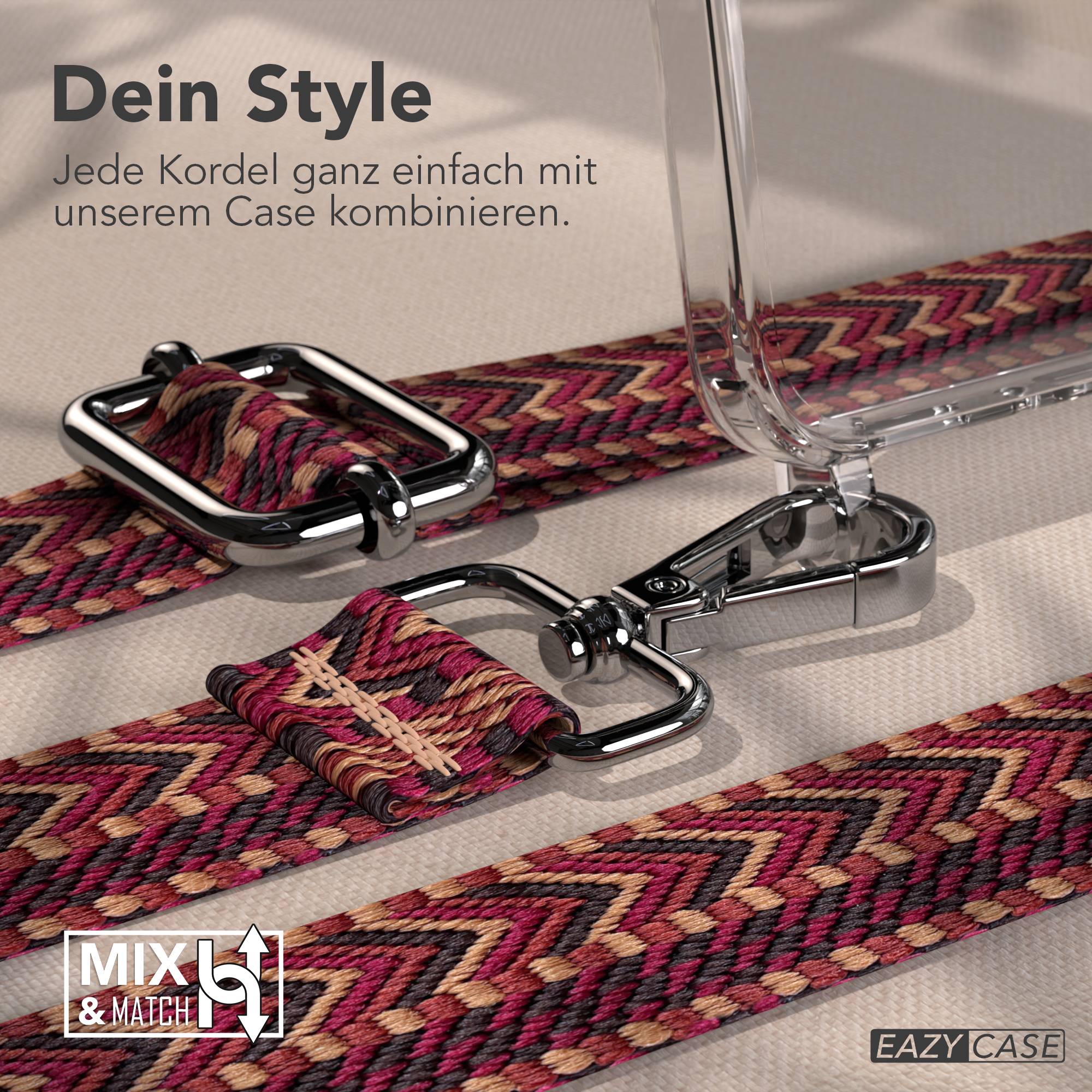 Samsung Galaxy A56 Handykette mit MagSafe Hülle und verstellbarem Boho Trageriemen 