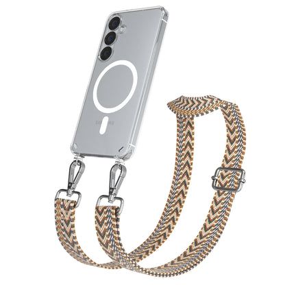 Samsung Galaxy S25 Handykette MagSafe Boho Band verstellbarer Trageriemen 
