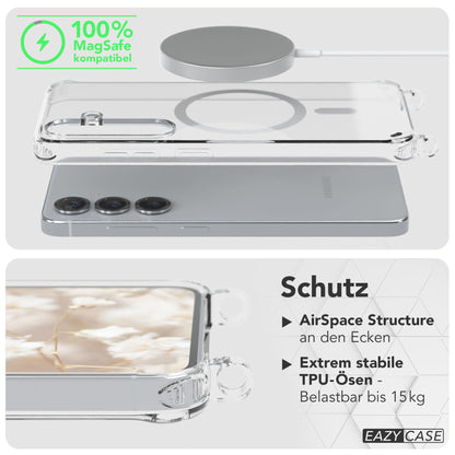 Samsung Galaxy S25 Handykette MagSafe Boho Band verstellbarer Trageriemen 