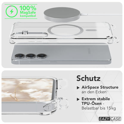 Samsung Galaxy S25 Handykette MagSafe Boho Band verstellbarer Trageriemen 