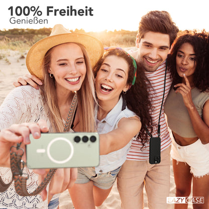 Samsung Galaxy S25 Handykette MagSafe Boho Band verstellbarer Trageriemen 