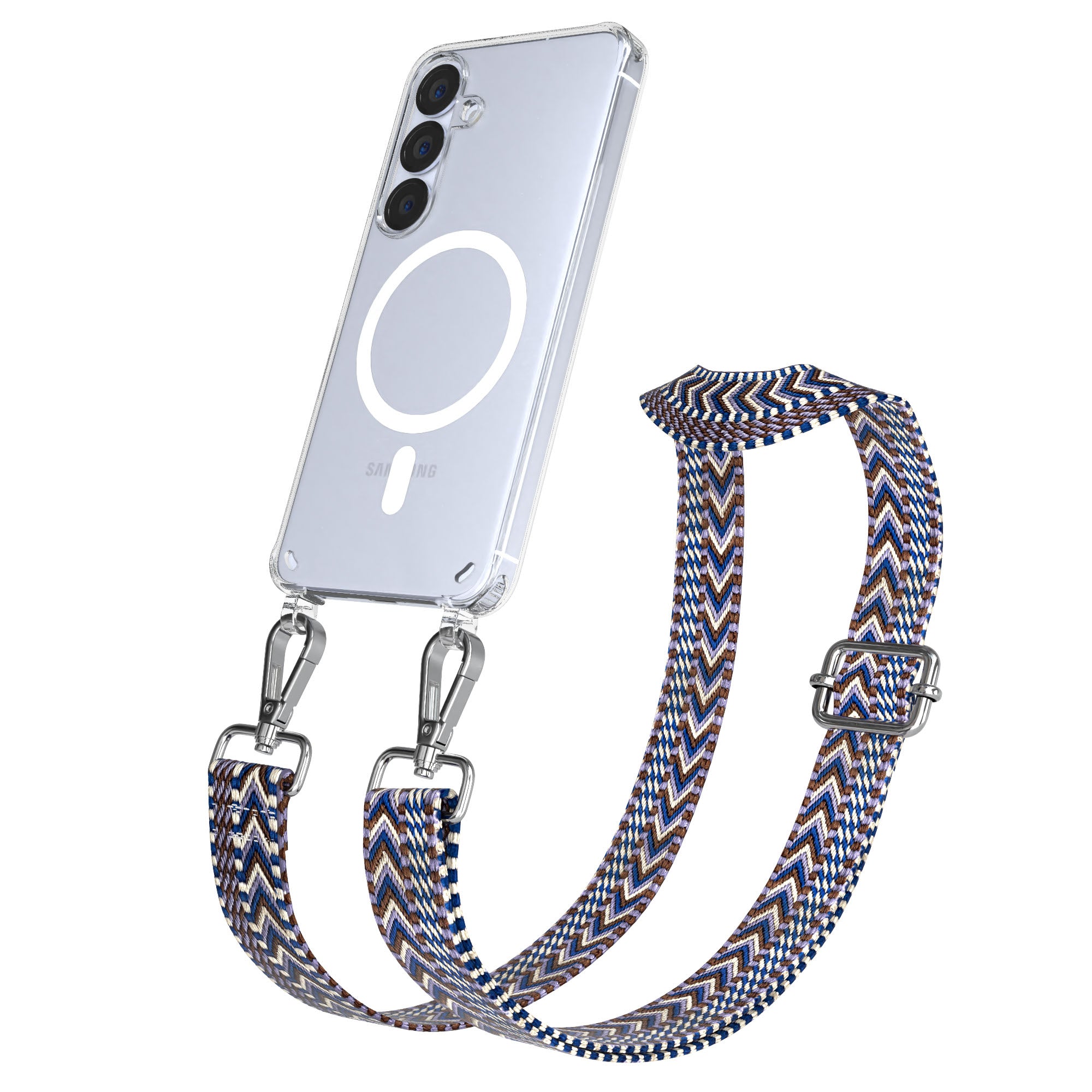 Samsung Galaxy S25 Handykette MagSafe Boho Band verstellbarer Trageriemen 