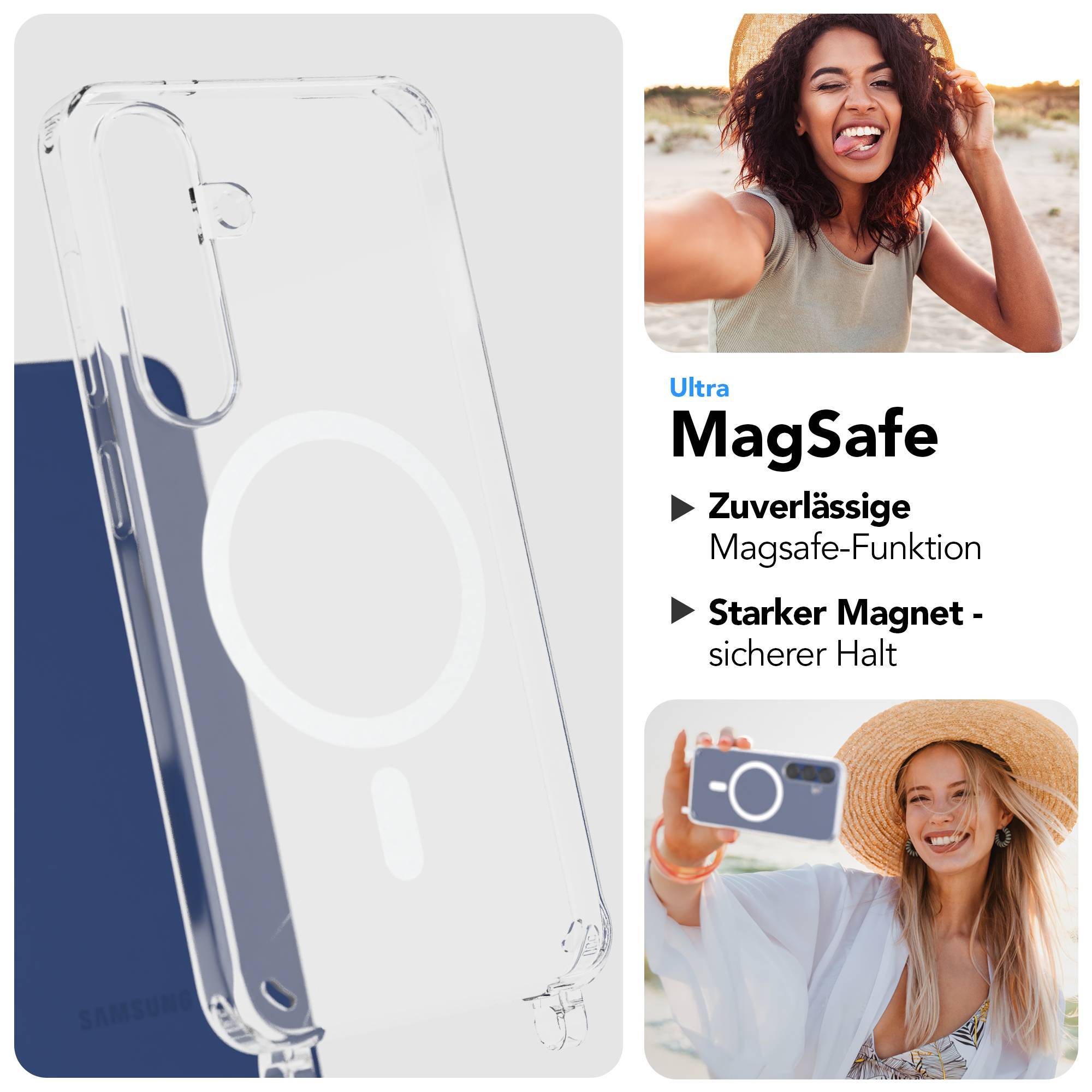 Samsung Galaxy S25 Handykette MagSafe Boho Band verstellbarer Trageriemen 