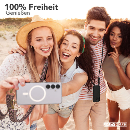 Samsung Galaxy S25 Handykette MagSafe Boho Band verstellbarer Trageriemen 
