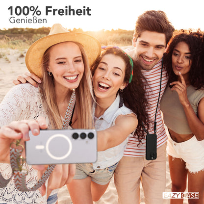 Samsung Galaxy S25 Handykette MagSafe Boho Band verstellbarer Trageriemen 