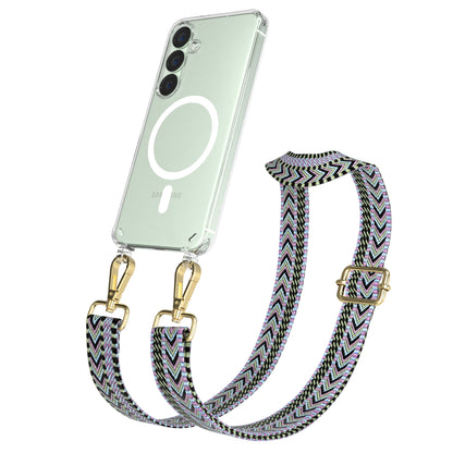 Samsung Galaxy S25 Handykette MagSafe Boho Band verstellbarer Trageriemen 