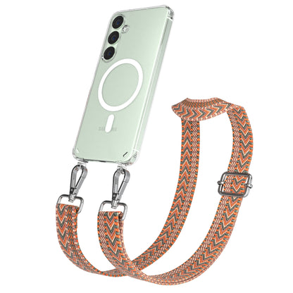 Samsung Galaxy S25 Plus MagSafe Handykette mit verstellbarem Boho Band Set 