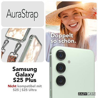 Samsung Galaxy S25 Plus MagSafe Handykette mit verstellbarem Boho Band Set 