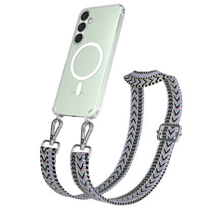 Samsung Galaxy S25 Plus MagSafe Handykette mit verstellbarem Boho Band Set 