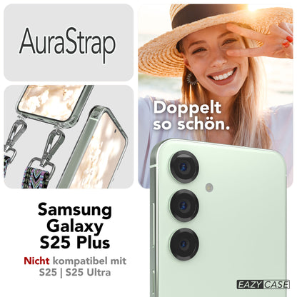 Samsung Galaxy S25 Plus MagSafe Handykette mit verstellbarem Boho Band Set 
