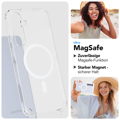 Samsung Galaxy S25 Plus MagSafe Handykette mit verstellbarem Boho Band Set 