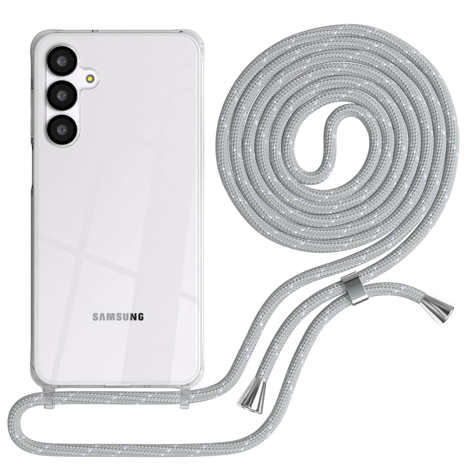 Galaxy A-6 Serie transparente Hülle + Kordel