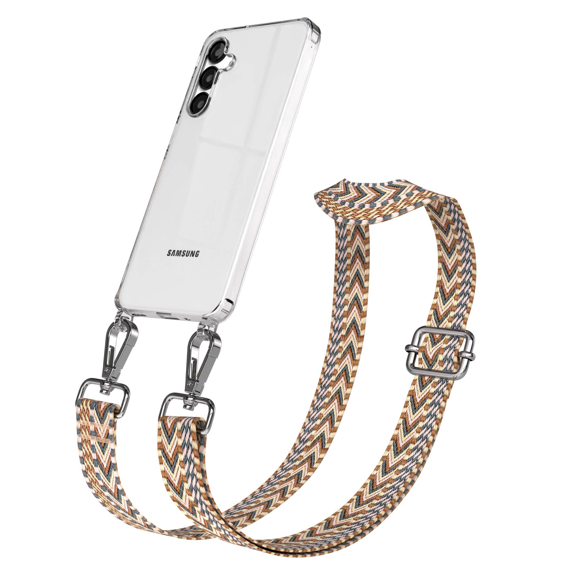 Samsung Galaxy A16 Handykette mit verstellbarem Boho Band Set 