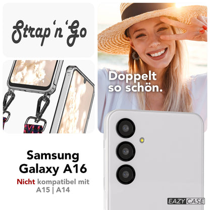 Samsung Galaxy A16 Handykette mit verstellbarem Boho Band Set 
