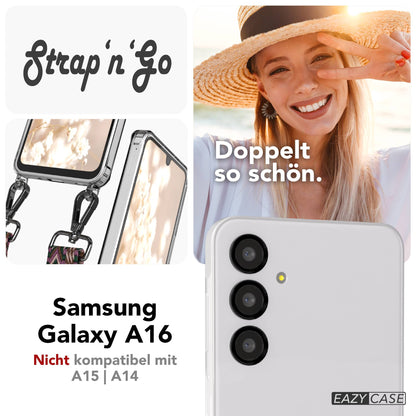 Samsung Galaxy A16 Handykette mit verstellbarem Boho Band Set 