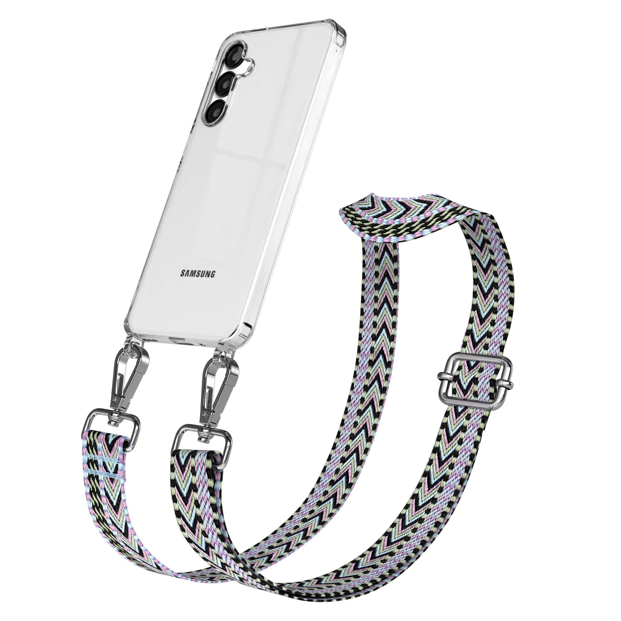 Samsung Galaxy A16 Handykette mit verstellbarem Boho Band Set 