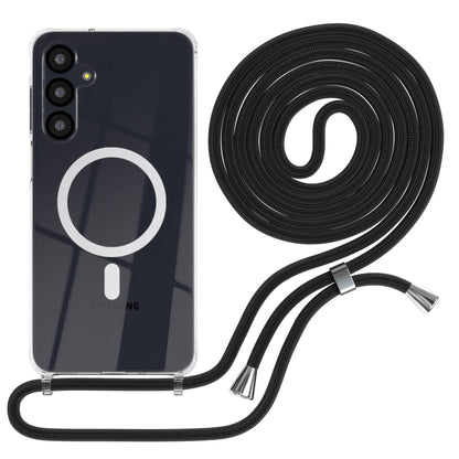 Galaxy A-6 Serie transparente Hülle + Kordel mit MagSafe