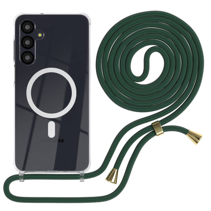 Galaxy A-6 Serie transparente Hülle + Kordel mit MagSafe
