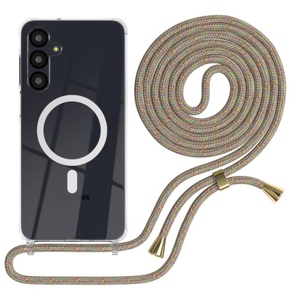 Galaxy A-6 Serie transparente Hülle + Kordel mit MagSafe
